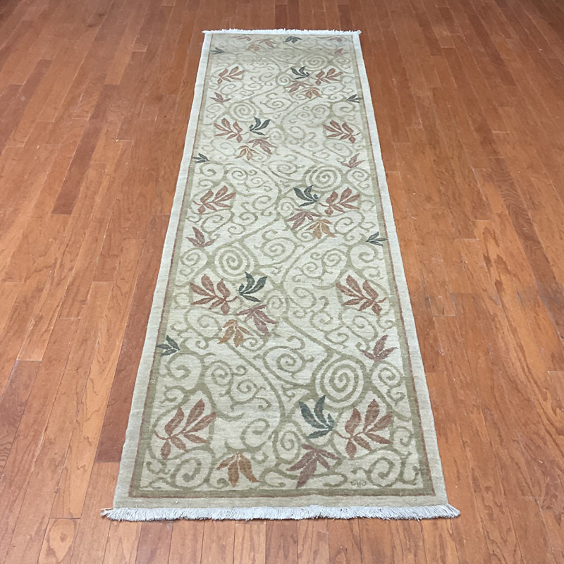  Handmade Oushak Wool Runner