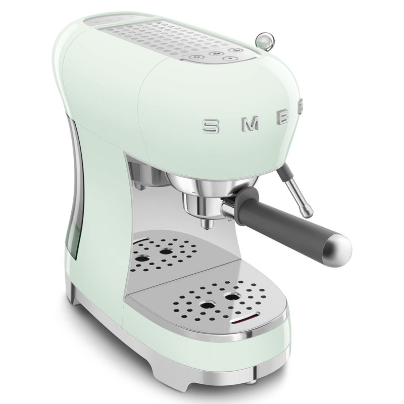 SMEG Manual Espresso Machine, Pastel Green