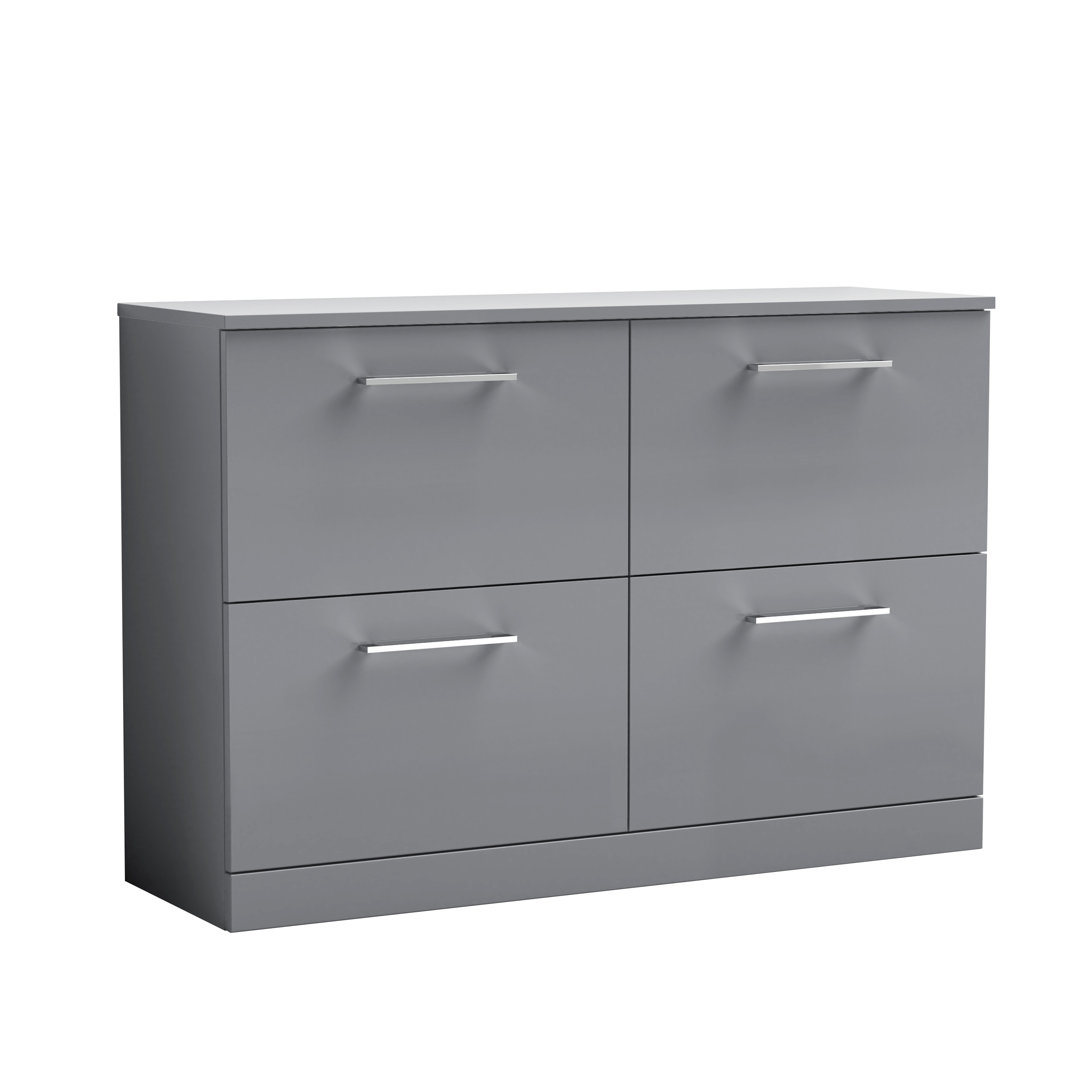 Arno 1205cm Double Bathroom Vanity Base Only