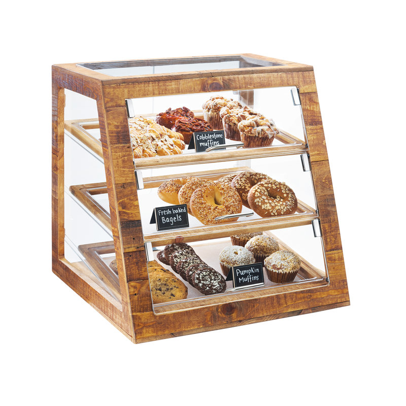 Madera Slant 3 Tier Bakery Case