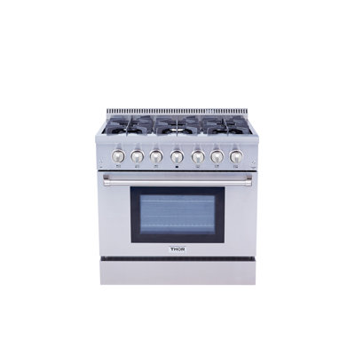 36" Slide-in Dual Fuel Range