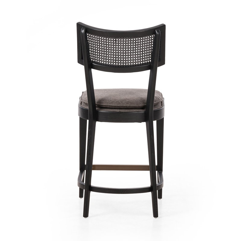 Britt Counter & Bar Stool, Black, Counter Stool (26" Seat Height), Cream