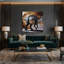 Art mural sur toile brun dinosaure-1273281754