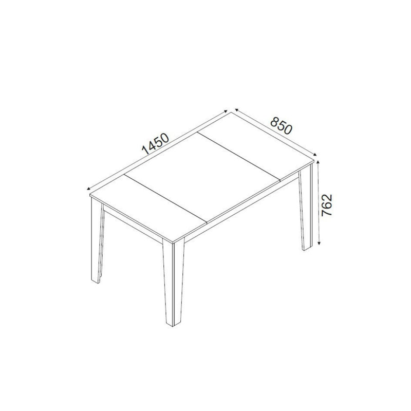 Abdon Dining Table, Brown