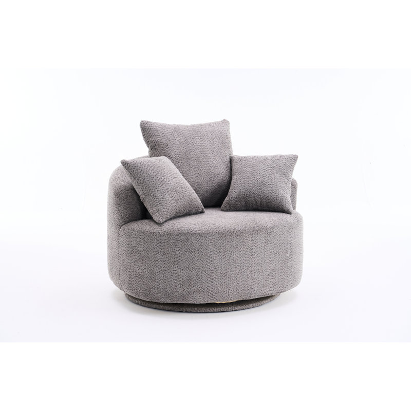 Élégante chaise de télévision pour appartement - Motif exotique et siège confortable revêtu de tissu 39,09 po de profondeur et 28,12 po de largeur