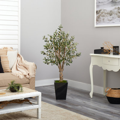 Olive artificielle en pot