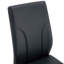 Ensemble de 6 chaises de salle à manger, ensemble de chaises de salle à manger, siège à haut dossier en matériau Pu et fauteuil à pieds robustes