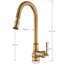 Moverlesenk Kitchen Faucet Side Spray