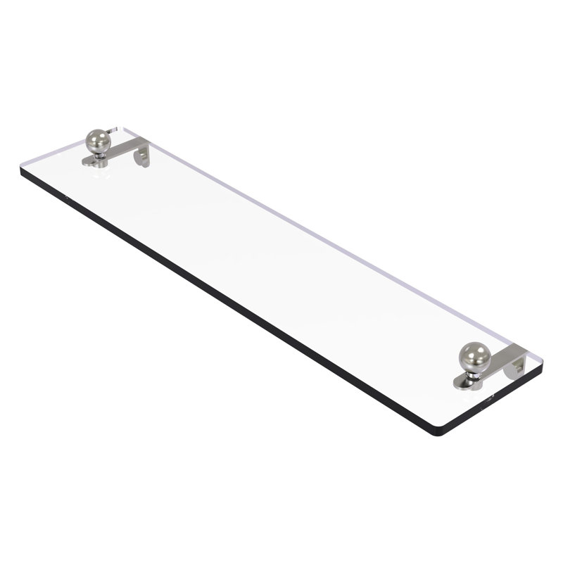 Tablette murale Morosini, 16 po, Nickel satiné