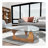 Home Modern Triangle Coffee Table
