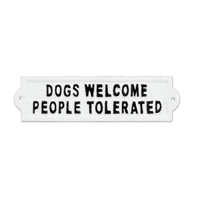 Enseigne « welcome personnes » dekeles