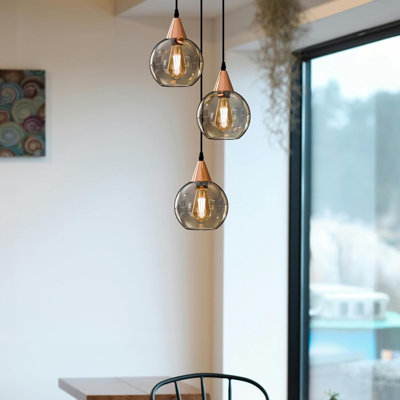 Annesa 3 - Light Rose Gold Pendant
