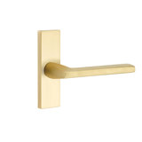 Helios Flat Passage (Hall & Closet) Door Lever with Rectangle Rosette