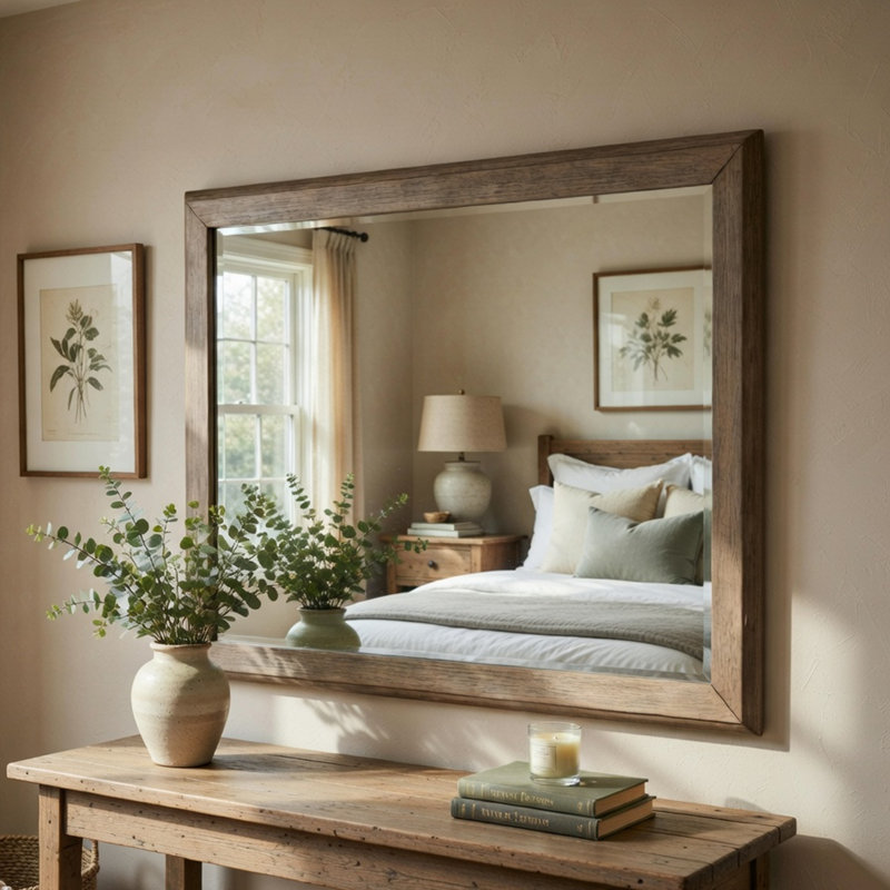Miroir de commode Cely, moulure 36X52