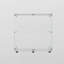 Vitrine en verre trempé, armoire à vin, armoire de rangement, classeur, avec bande lumineuse à DEL Bluetooth, roulettes pivotantes verrouillables-2066112778
