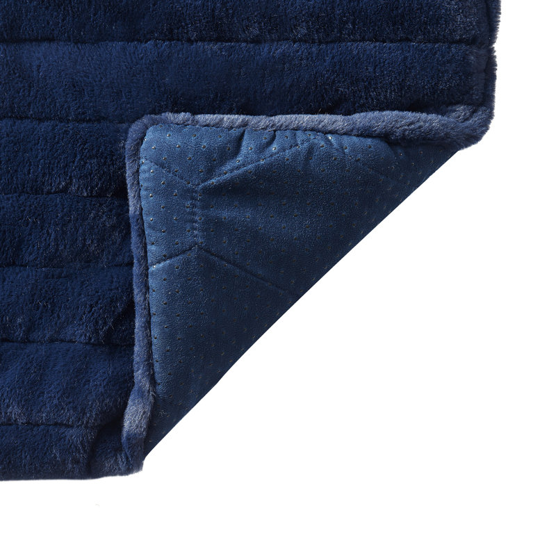 Descente de bain, Bleu marine