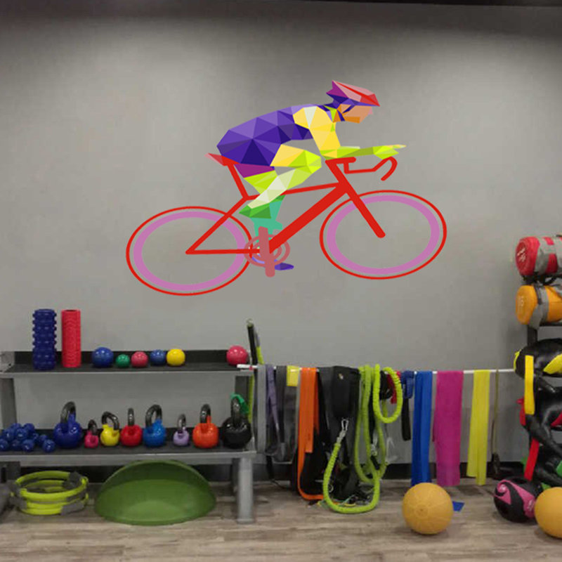 Sports Wall Decal, 46" H x 59" W