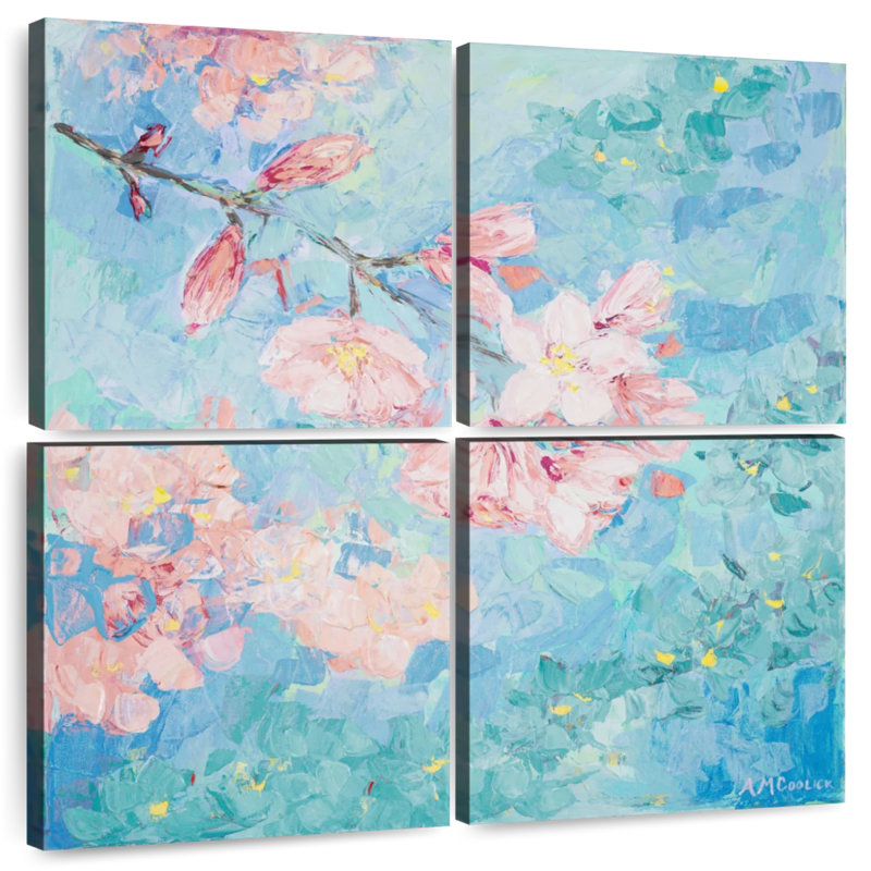 Fleur de cerisier Harnek Yoshino I, H 32 po x l 32 po