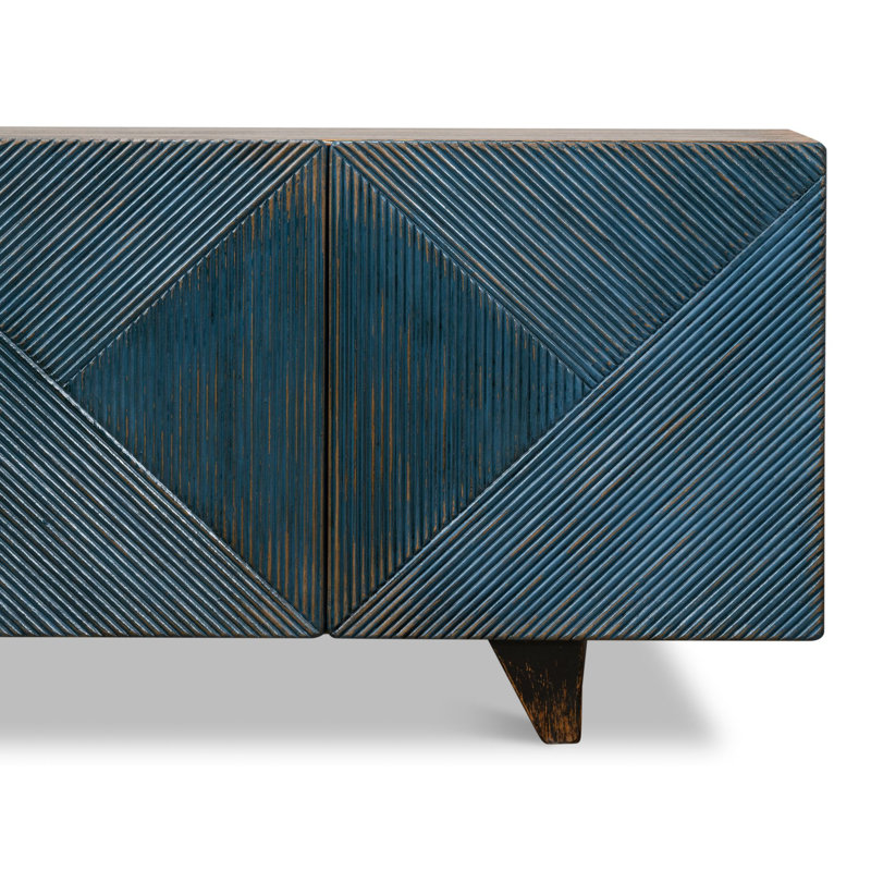 Low Solid Wood Media Console