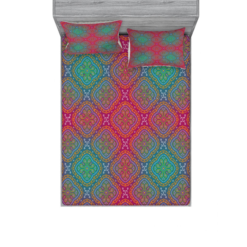Microfiber Sheet Set, Queen Sheet Set with Fitted Sheet