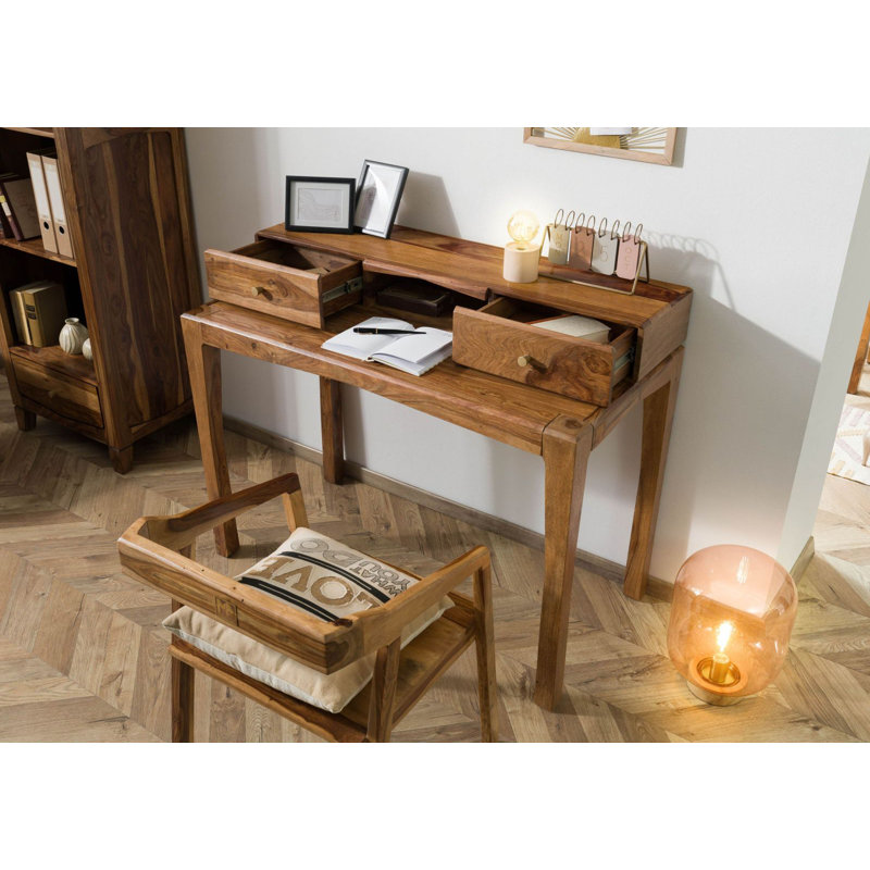 Ancona Sheesham Cubicle, Brown Lacquered