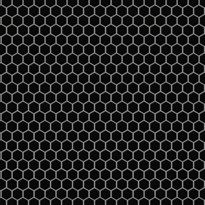 Carreau de mosaïque de plancher et de mur en porcelaine noir mat 10-1 / 4 "x 11-7 / 8" Metro 1 Hex