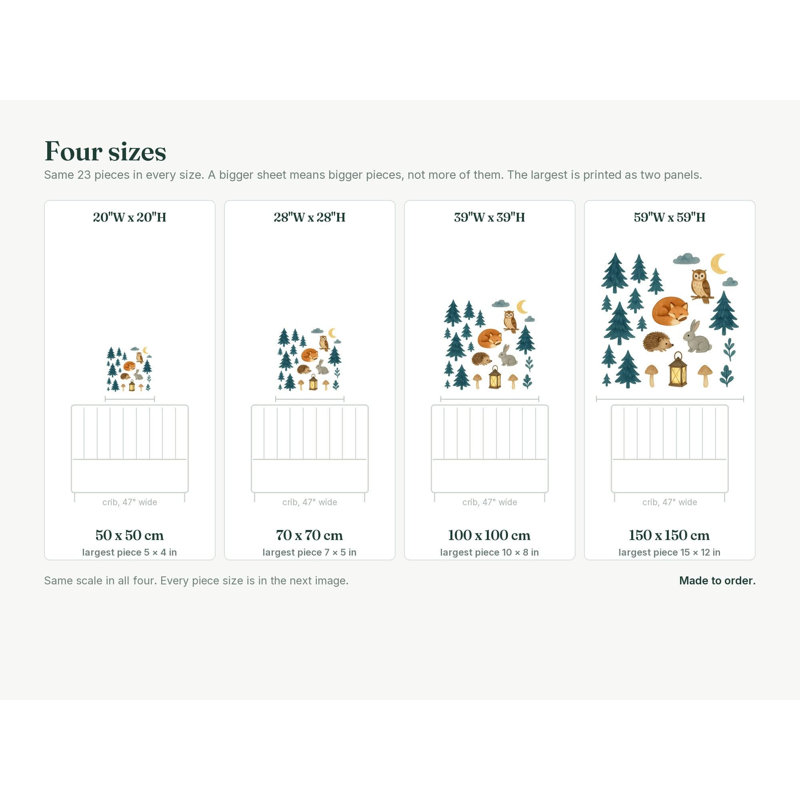 Wall Decals, 70 x 70 cm