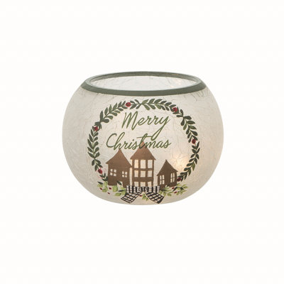  Globe de Noël en verre 6 po