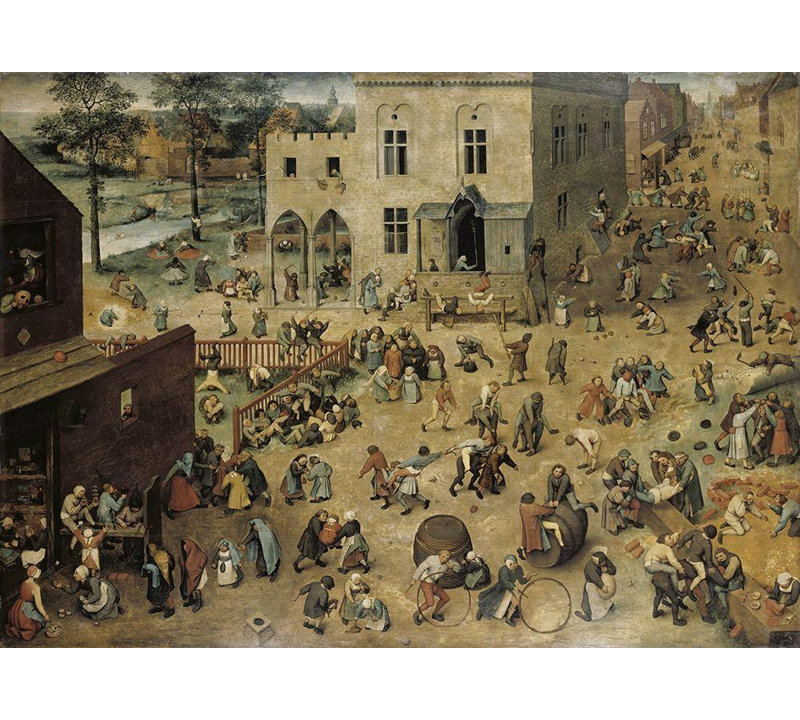 «Red Barrel Studio®», reproduction de toile tendue par Bruegel l'Ancien par Peter, H 18 po x l 24 po