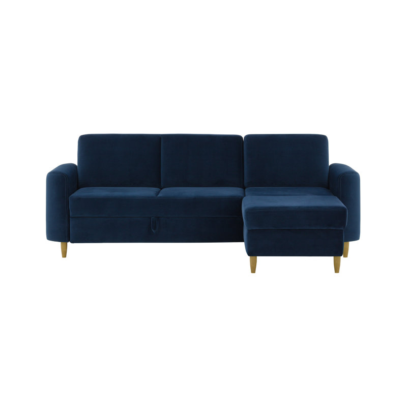 Chaim 4 Seater Sofa Bed, Dark Blue