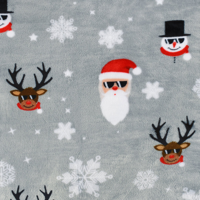 Surdimensionné Panda, Père Noël et cerf gris