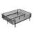 Queen Size Metal Daybed , Sturdy Steel Slat Support Daybed Sofa, No Box Spring Needed,Black-1776907942-1776907940