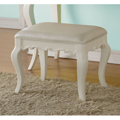 Solid + Manufactured Wood Accent Stool