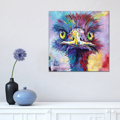 Emu II by Jos Coufreur - Wrapped Canvas Gallery-Wrapped Canvas Giclée