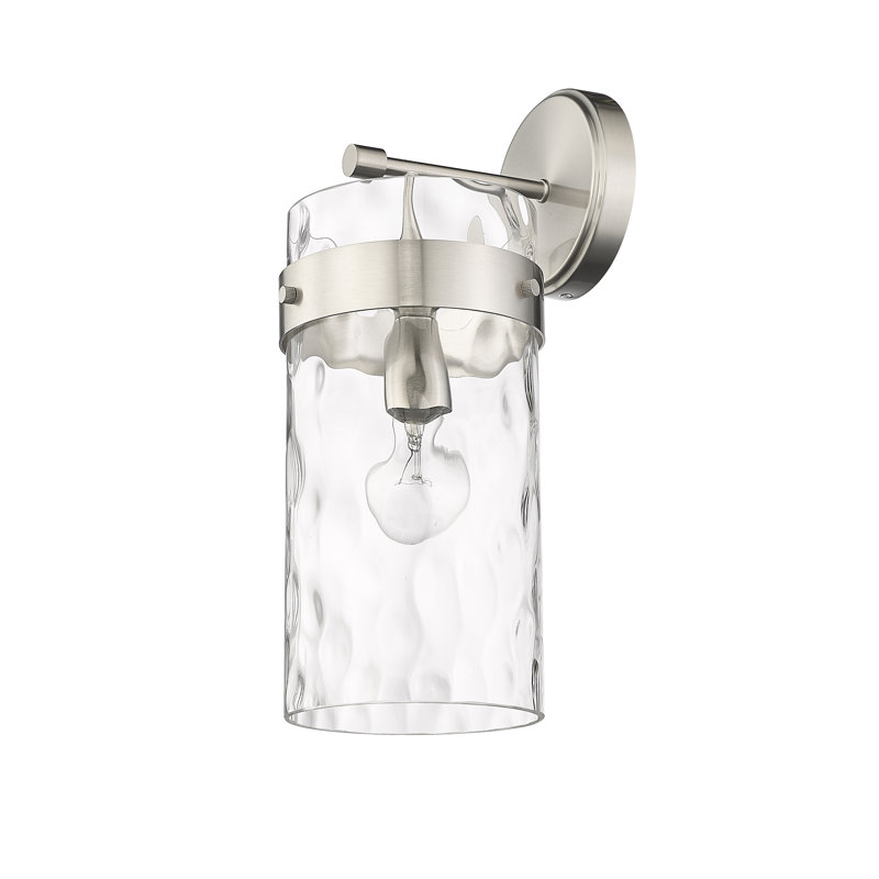 Aultman Armed Sconce, 15.5" H x 7.75" W x 6.5" D, Brushed Nickel