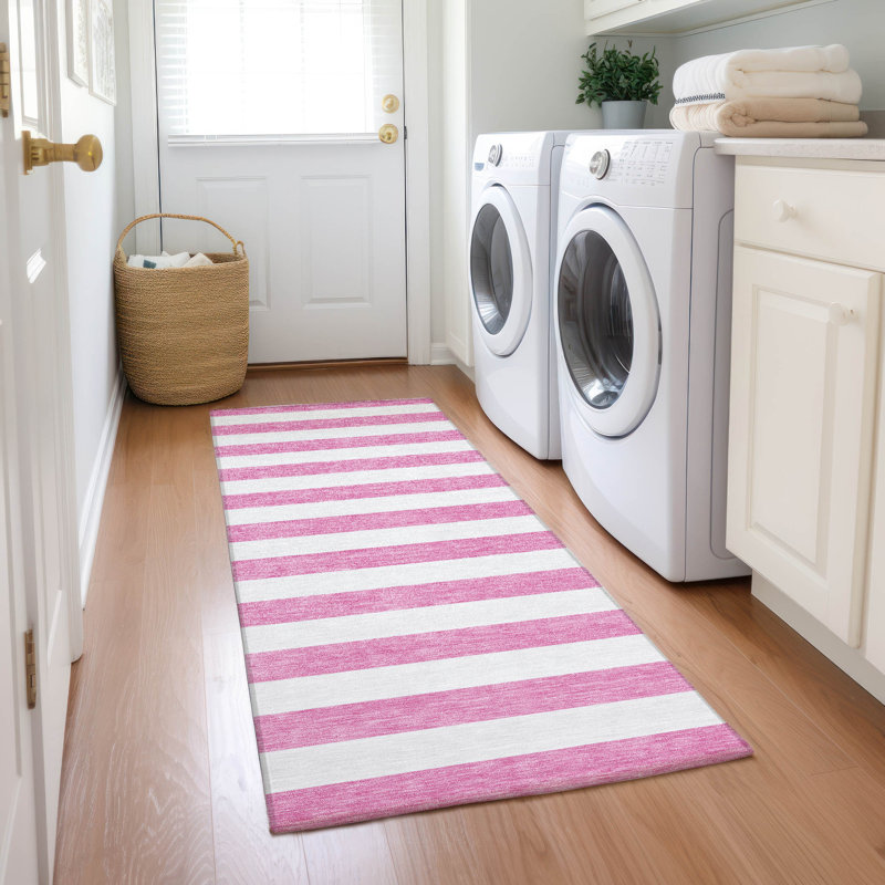 Tapis intérieur / extérieur Kinslee, Tapis de couloir 2 pi 3 po x 7 pi 6 po