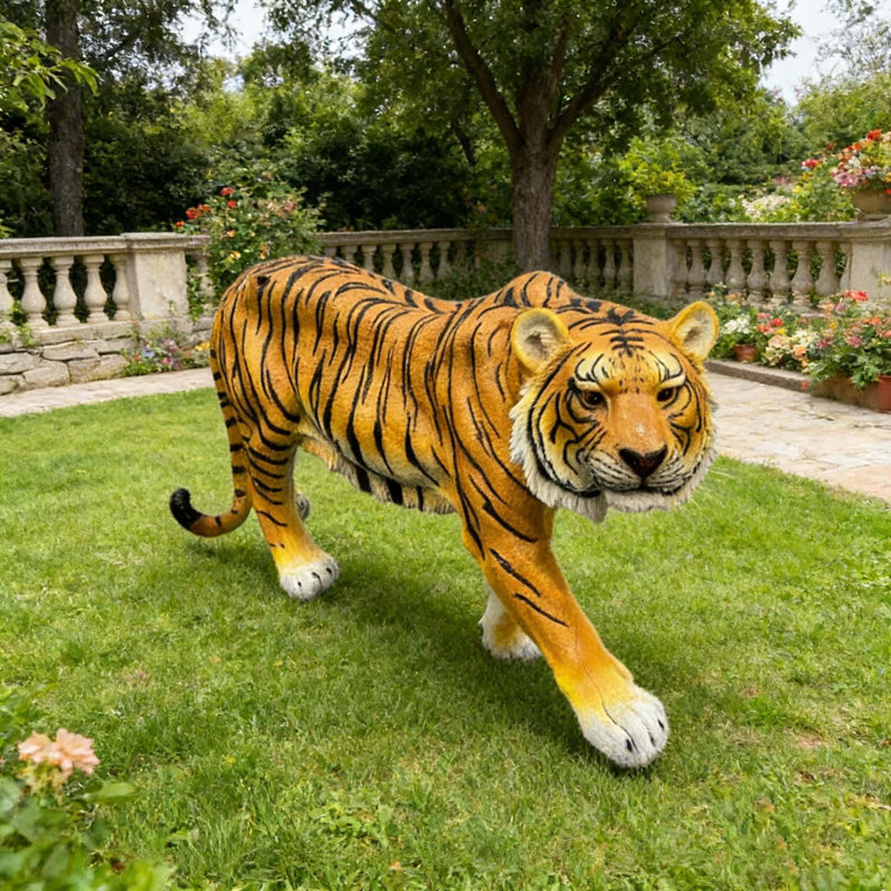 Statue de jardin en résine simulée, ornement décoratif intérieur et extérieur