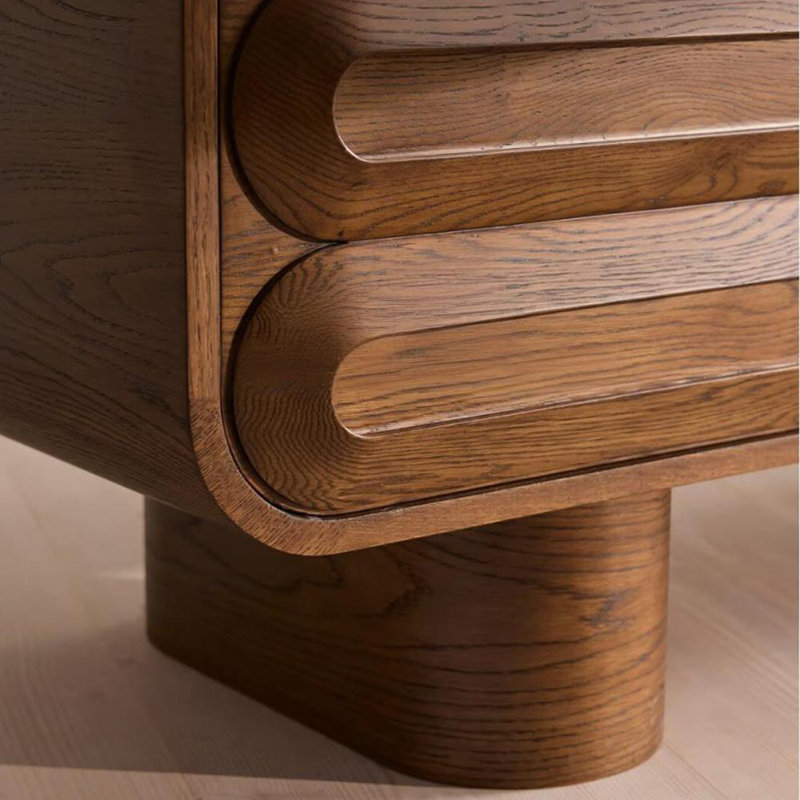 Commode d'entrée en bois massif chinois, H 31,5 po x l 63 po x P 20,9 po
