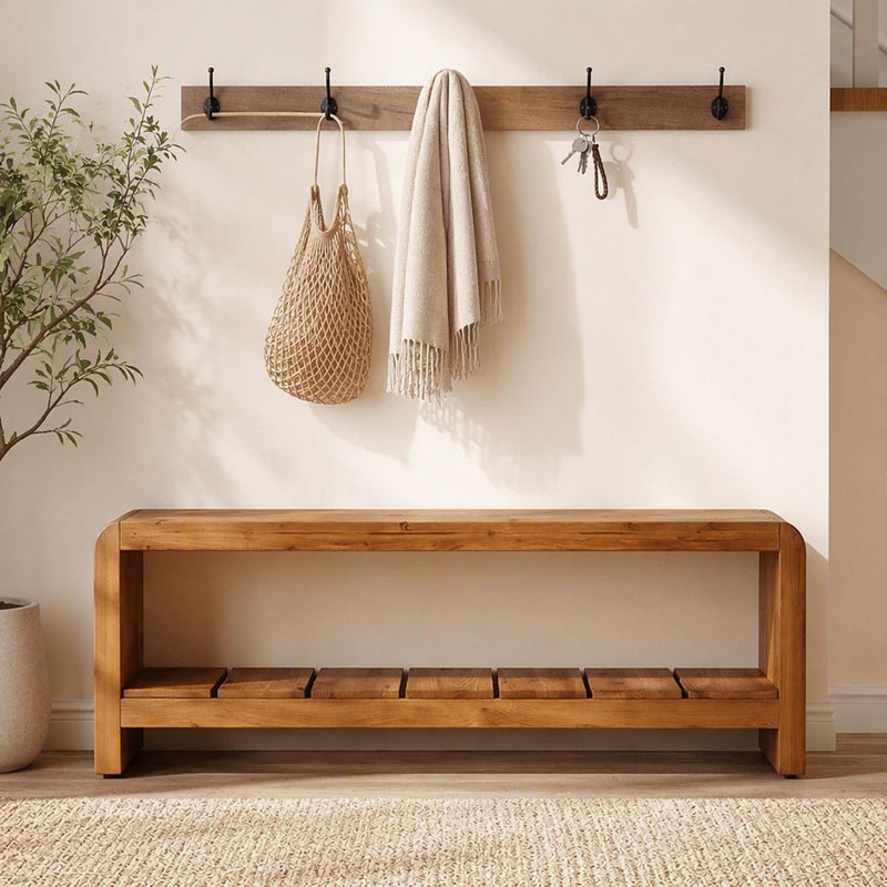 Banc de rangement pour chaussures Rustic