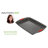 Rachael Ray Yum-o! 9-Inch by 13-Inch Nonstick Oven Lovin' Lasagna and Cake Pans, Set of 2, Gray with Red Handles