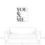 « you & me »-impression sur toile tendue-1526465505