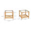 Broderick Glass End Table with Storage