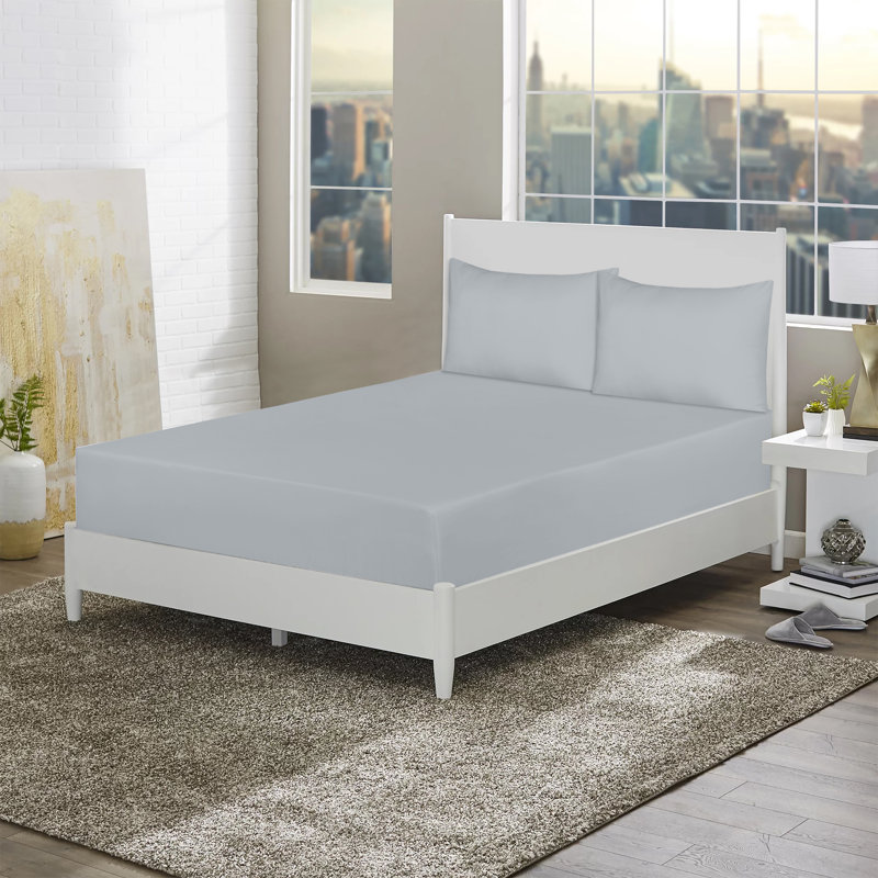 Eemeli Microfiber 30cm Deep Pocket Fitted Sheet – Ultra-Soft, Wrinkle-Resistant, Breathable Bedding for Standard Mattresses