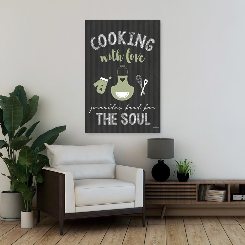 Cuisiner avec amour, art contemporain, H 36 po x l 24 po