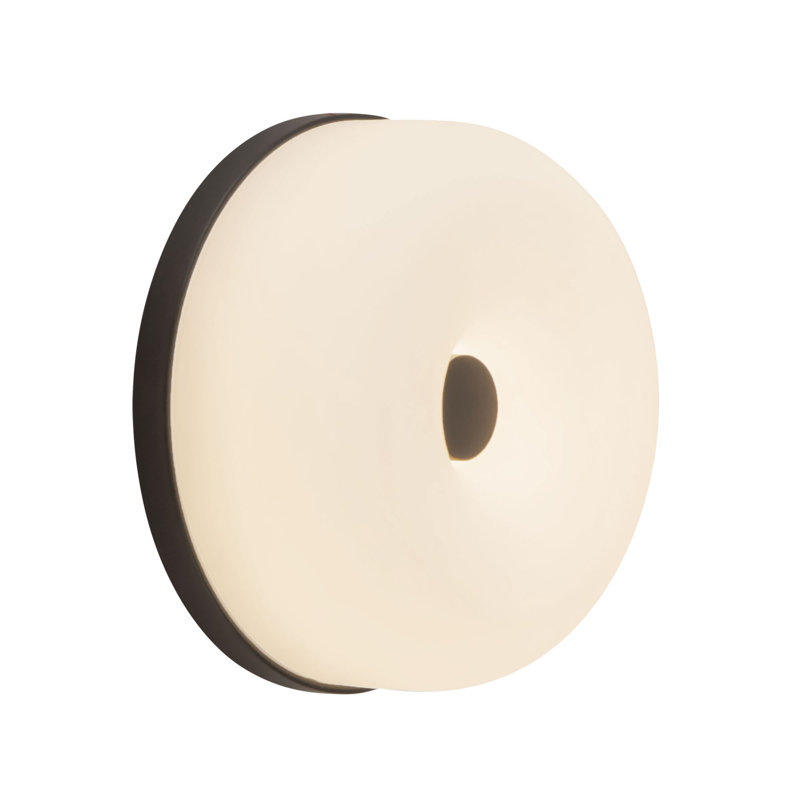 Jada 5-in Gold dimmable LED Wall Sconce, Matte Black