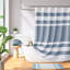 1 rideau de douche 72 po avec traitement 3M bleu foncé-927199940-955761007