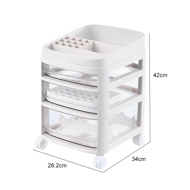Plastic Makeup Organizer