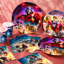 Ensemble de vaisselle Transformers Birthday Decorations, 114 pièces, bleu