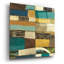  «Eileen 4 Blue» par Cheryl Warrick, art mural en verre acrylique, 36 po x 36 po-1718774139