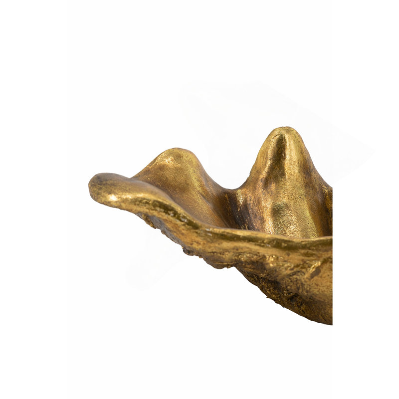 19.7x10.6x5.5" Decorative Shell Bowl